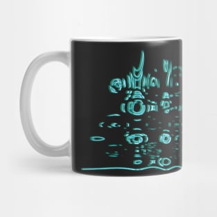 Neon rain v2 Mug